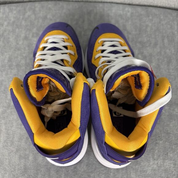 Nike Lebron VIII 8 QS Laker's Court Purple Gold DC8380-500 Men's Size 8.5 - Picture 7 of 16